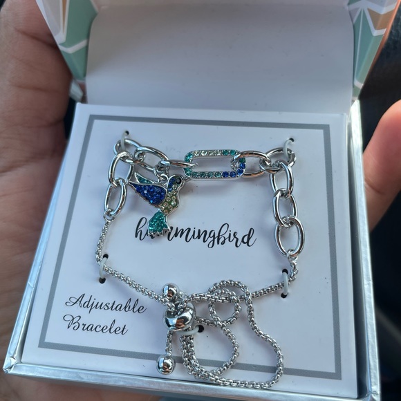 Hummingbird adjustable bracelet - Picture 2 of 3